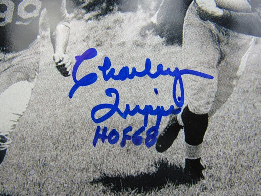 Charley Trippi Marshall Goldberg Signed 8.5x11 Photo I