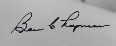 Ben Chapman Signed 8x10 Photo JSA UU34288
