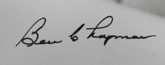 Ben Chapman Signed 8x10 Photo JSA UU34288