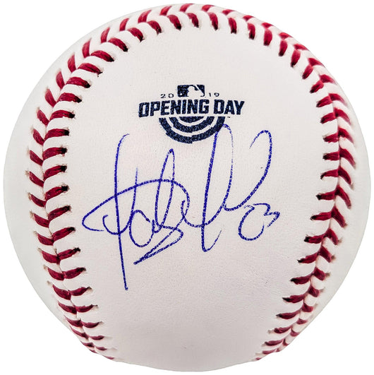 Fernando Tatis Jr. Autographed Official MLB 2019 Opening Day Logo Baseball San Diego Padres JSA Stock #202012