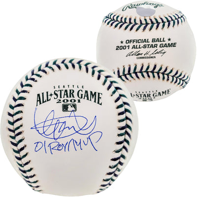 Ichiro Suzuki Autographed Official MLB 2001 All Star Game Baseball Seattle Mariners "01 ROY/MVP" IS Holo Stock #202065