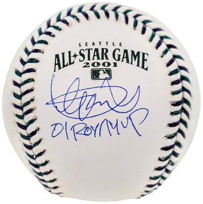 Ichiro Suzuki Autographed Official MLB 2001 All Star Game Baseball Seattle Mariners "01 ROY/MVP" IS Holo Stock #202065