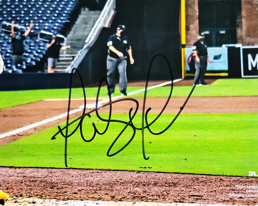 Fernando Tatis Jr. Autographed 16x20 Photo San Diego Padres Bat Flip Beckett BAS QR Stock #202105