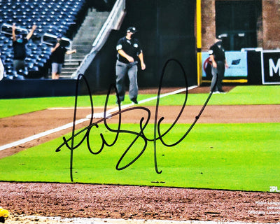 Fernando Tatis Jr. Autographed 16x20 Photo San Diego Padres Bat Flip Beckett BAS QR Stock #202105