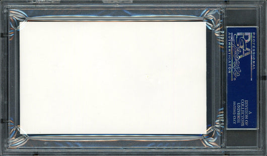 John Thompson Autographed 3x5 Index Card Georgetown University Coach PSA/DNA #83721235