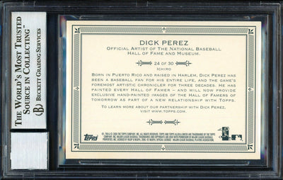 Ichiro Suzuki Autographed 2006 Topps Allen & Ginter Card #24 Seattle Mariners Auto Grade 10 Beckett BAS Stock #189843
