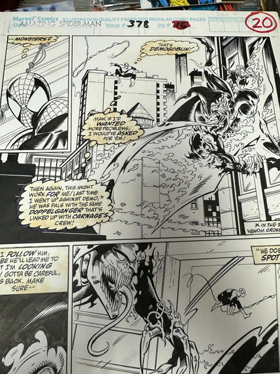 Amazing Spider-Man #378 Pg 16 Original Comic Art