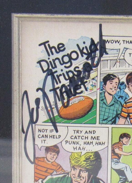 Joe Namath Signed Framed Signed Comic Strip JSA AH23632