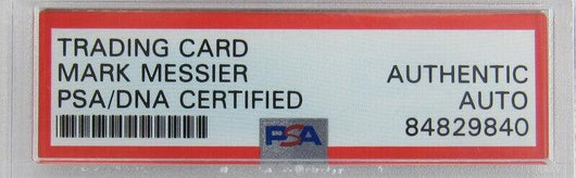 Mark Messier Signed Encapsulated O-Pee-Chee Card #118 PSA/DNA
