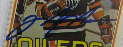 Mark Messier Signed Encapsulated O-Pee-Chee Card #118 PSA/DNA