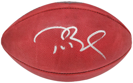Tom Brady Autographed Official NFL Leather Football Tampa Bay Buccaneers Fanatics Holo Stock #202346