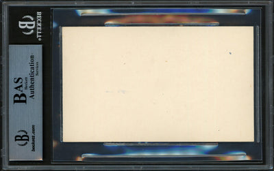 Hank Severeid Autographed 3x5 Index Card New York Yankees "1945" Beckett BAS #14066619