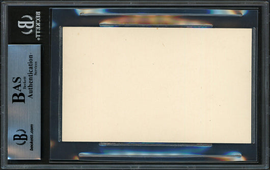 Hank Severeid Autographed 3x5 Index Card New York Yankees "To Gerald" Beckett BAS #14066620