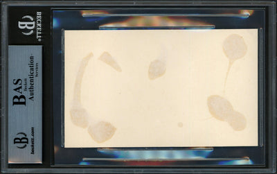 Lefty O'Doul & Bill Skiff Autographed 3x5 Index Card Beckett BAS #14066632