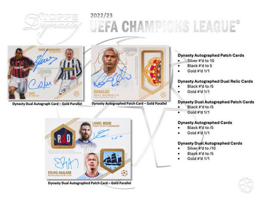 2022-23 Topps Dynasty UEFA Champion's League Soccer Hobby Box