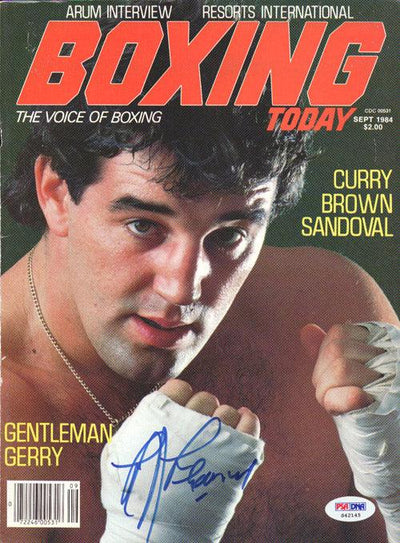 Gerry Cooney Autographed Boxing Today Magazine Cover PSA/DNA #S42145