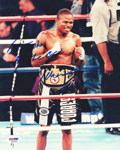 Vernon Forrest Autographed 8x10 Photo To John PSA/DNA #S42363