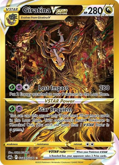 Giratina VSTAR (Secret) (GG69/GG70) [Crown Zenith: Galarian Gallery]