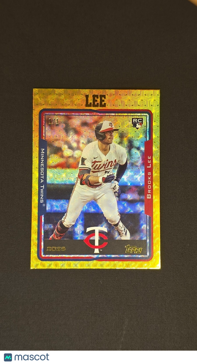 2025 Topps Archives Brooks Lee Parallel/Variety Rookie One of One