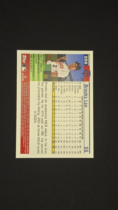 2025 Topps Archives Brooks Lee Parallel/Variety Rookie One of One
