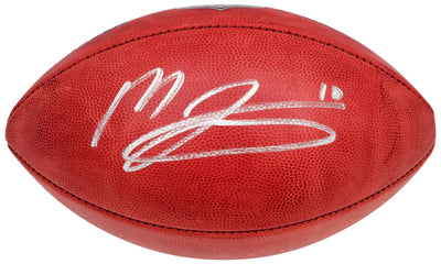 Mac Jones Autographed Official NFL Leather Football New England Patriots Beckett BAS QR Stock #202969