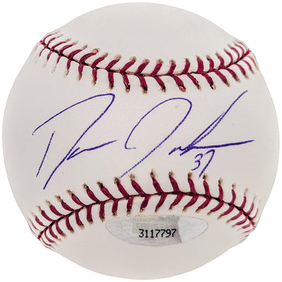 Dan Johnson Autographed Official MLB Baseball Oakland A's Tristar Holo #3117797