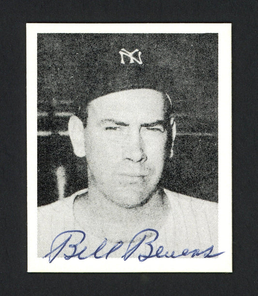 Bill Bevens Autographed 1978 Bowman 1948 Bowman Reprint Card #22 New York Yankees SKU #165912