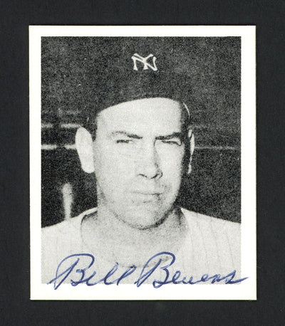 Bill Bevens Autographed 1978 Bowman 1948 Bowman Reprint Card #22 New York Yankees SKU #165912