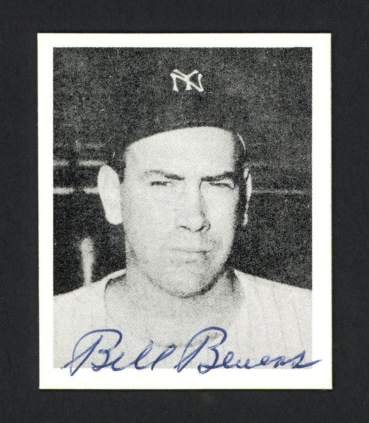 Bill Bevens Autographed 1978 Bowman 1948 Bowman Reprint Card #22 New York Yankees SKU #165912