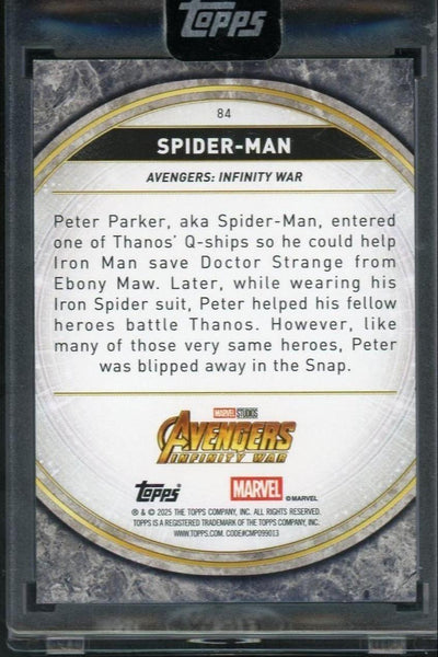 2025 Topps Marvel Studios The Collector Spider-Man Perfection /15