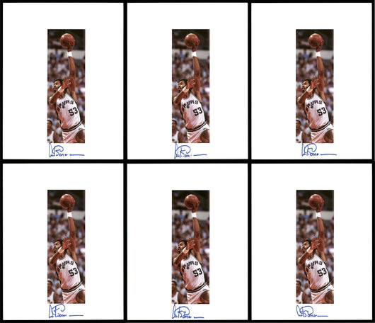 Artis Gilmore Autographed 8.5x11 Photo 12 Count Lot San Antonio Spurs SKU #194008