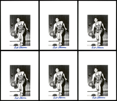 Bill Sharman Autographed 8.5x11 Photo 12 Count Lot Boston Celtics SKU #194009