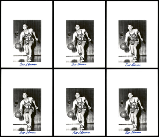Bill Sharman Autographed 8.5x11 Photo 12 Count Lot Boston Celtics SKU #194009