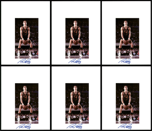 Rick Barry Autographed 8.5x11 Photo 12 Count Lot Golden State Warriors SKU #194017