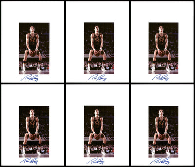 Rick Barry Autographed 8.5x11 Photo 12 Count Lot Golden State Warriors SKU #194017