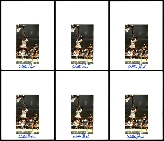 Willis Reed Autographed 8.5x11 Photo 12 Count Lot New York Knicks SKU #194018
