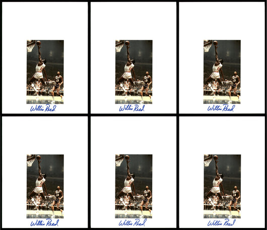 Willis Reed Autographed 8.5x11 Photo 12 Count Lot New York Knicks SKU #194018