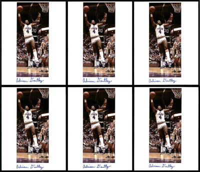Adrian Dantley Autographed 8.5x11 Photo 12 Count Lot Utah Jazz SKU #194019
