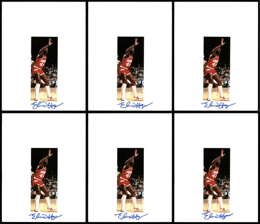 Elvin Hayes Autographed 8.5x11 Photo 12 Count Lot Houston Rockets SKU #194021