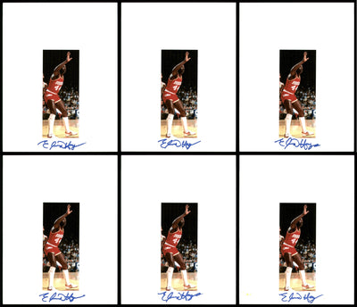 Elvin Hayes Autographed 8.5x11 Photo 12 Count Lot Houston Rockets SKU #194021