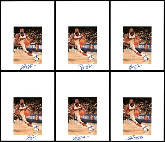 Baron Davis Autographed 8.5x11 Photo 12 Count Lot Golden State Warriors SKU #194024