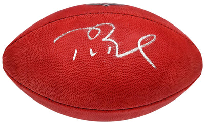 Tom Brady Autographed Official NFL Leather The Duke Football Fanatics Holo #AA0104245