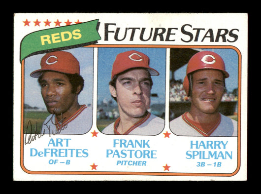 Art DeFreites Autographed 1980 Topps Card #677 Cincinnati Reds SKU #203999