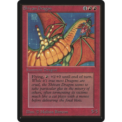 Shivan Dragon [Limited Edition Beta]