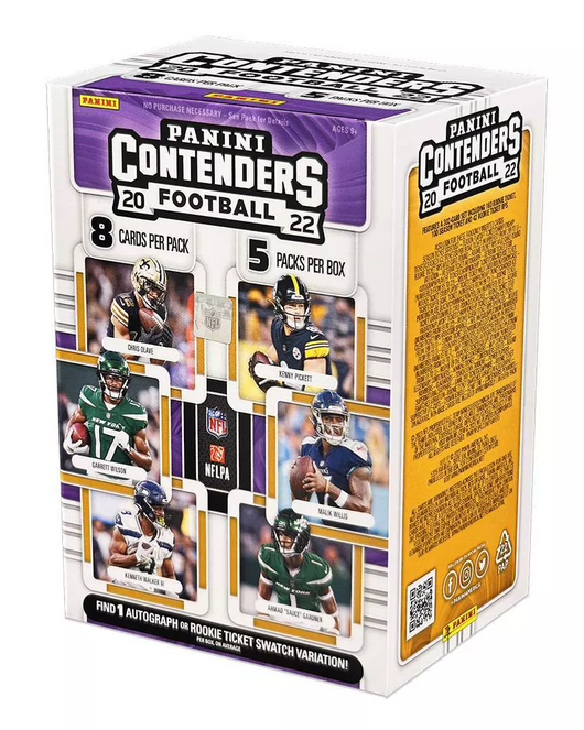 2022 Panini Contenders Football Blaster 20 Box Case