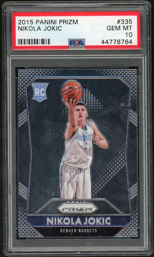 2015 Panini Prizm Nikola Jokic #335 PSA 10