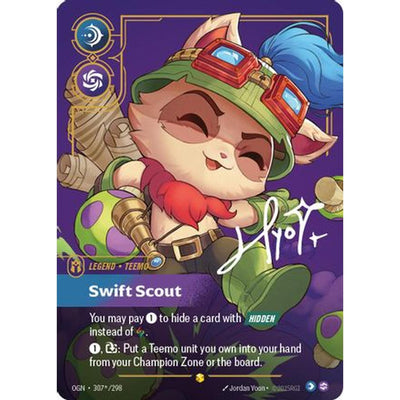 Teemo - Swift Scout (Signature) (307*/298) [Origins] Foil
