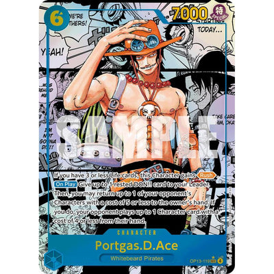 Portgas.D.Ace (119) (Manga) (OP13-119) [Carrying On His Will]  Foil