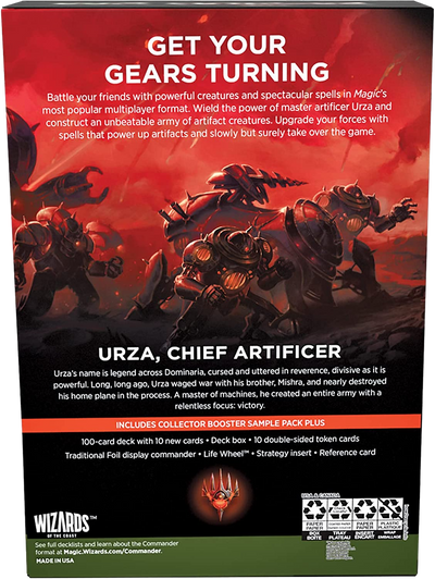 Magic the Gathering: The Brothers' War - Mishra’s Burnished Banner & Urza's Iron Alliance + Collector Booster Sample Pack Retro-Frame Commander Decks & Cases