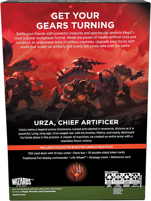 Magic the Gathering: The Brothers' War - Mishra’s Burnished Banner & Urza's Iron Alliance + Collector Booster Sample Pack Retro-Frame Commander Decks & Cases